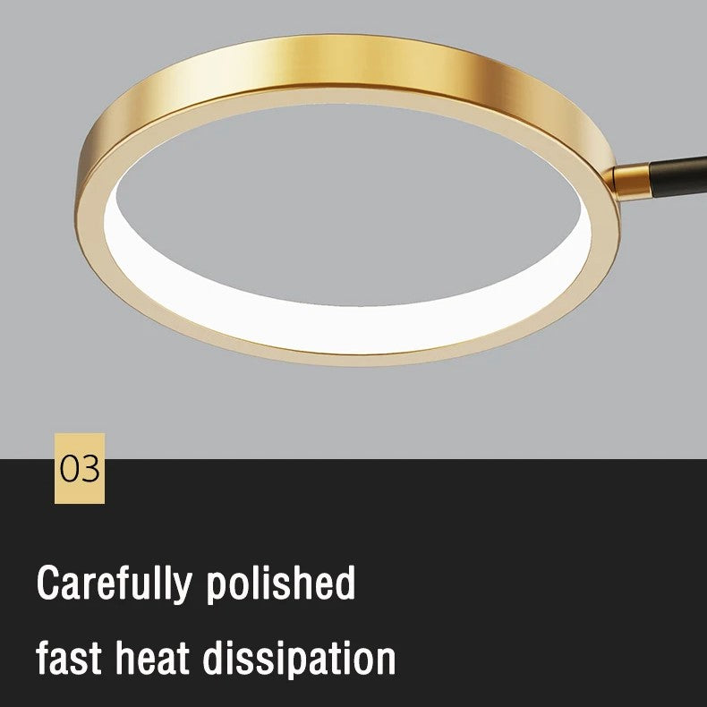 Lustra LED Nordic Style Echivalent 400W Telecomanda R9030-7