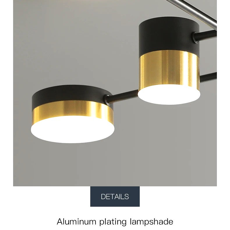 Lustra LED Nordic Style Darko Grande Echivalent 600W Telecomanda