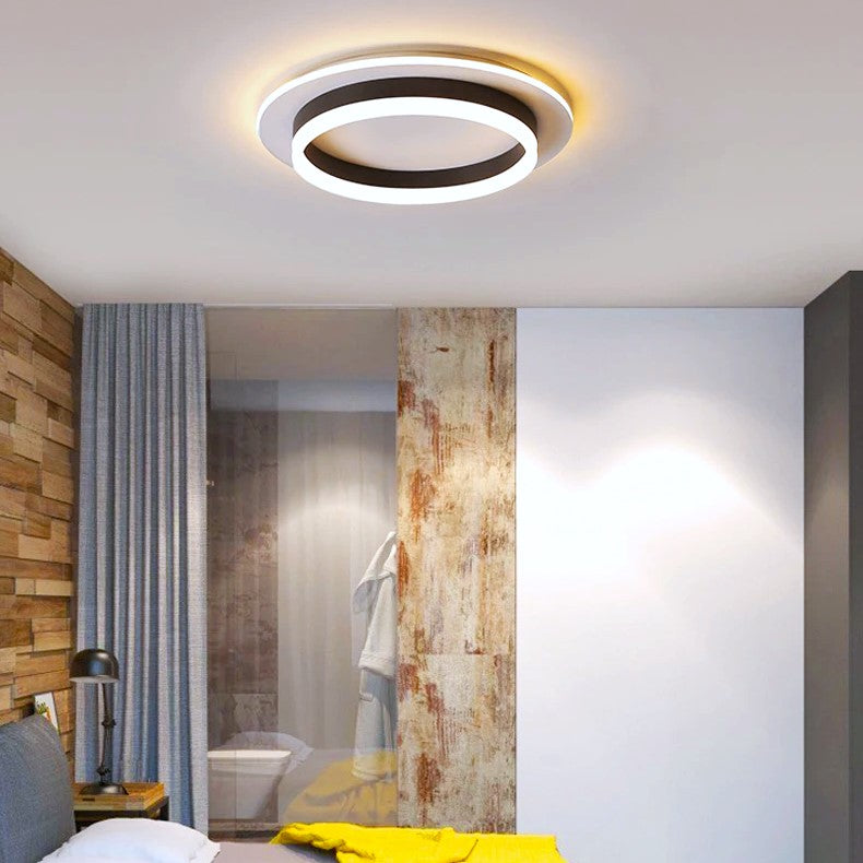 Lustra LED 50W RING BLACK Echivalent 200W