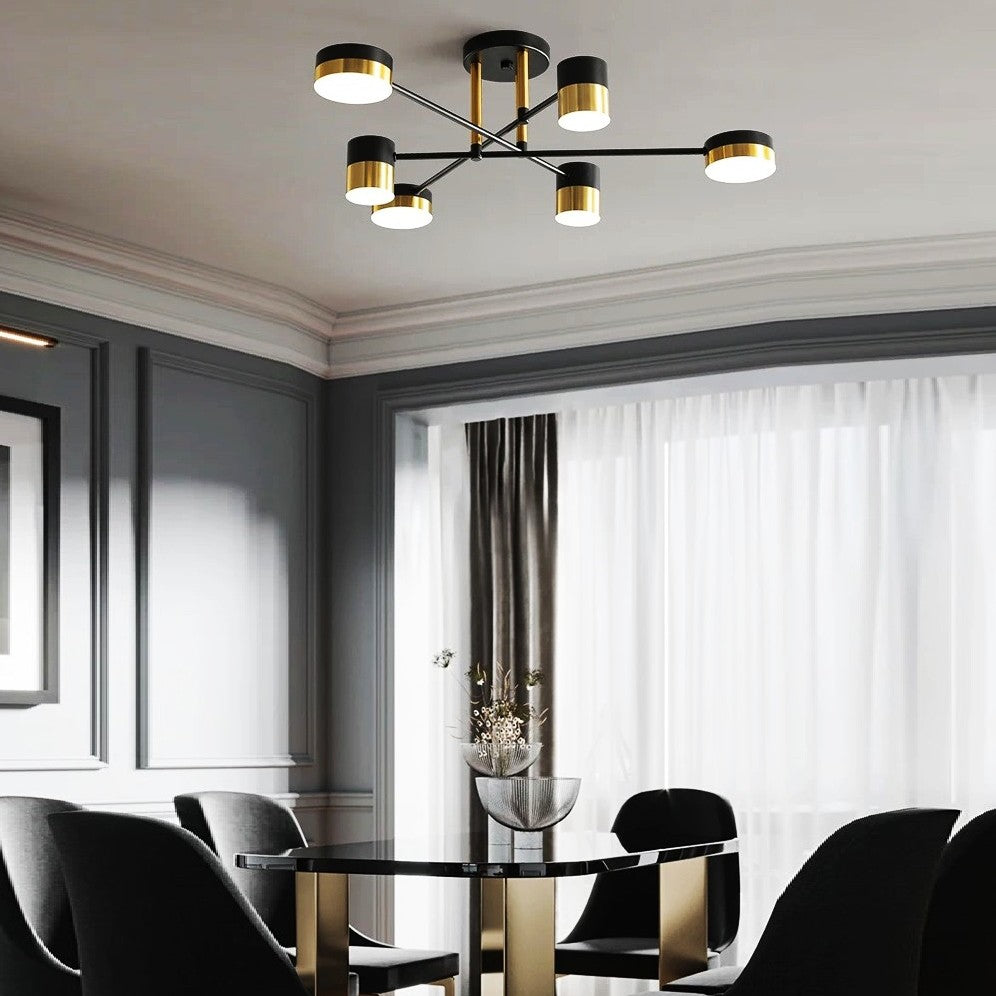 Lustra LED Nordic Style Darko Echivalent 400W Telecomanda