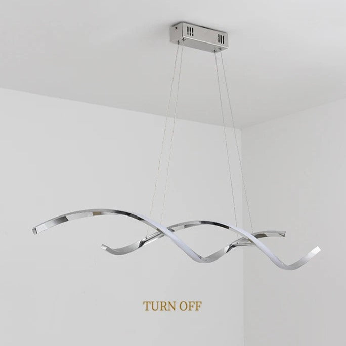 Lustra LED 120W Suspendata LINNEA Chrome Telecomanda