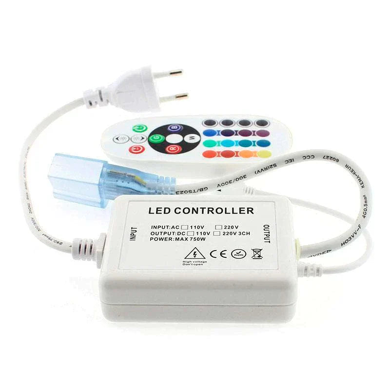 Controller NEON FLEX RGB Telecomanda IR 720W 220V IP65