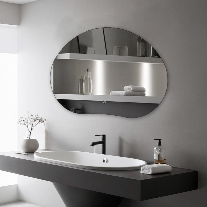 Oglinda LED Functie Touch si 3 Lumini 80x60cm