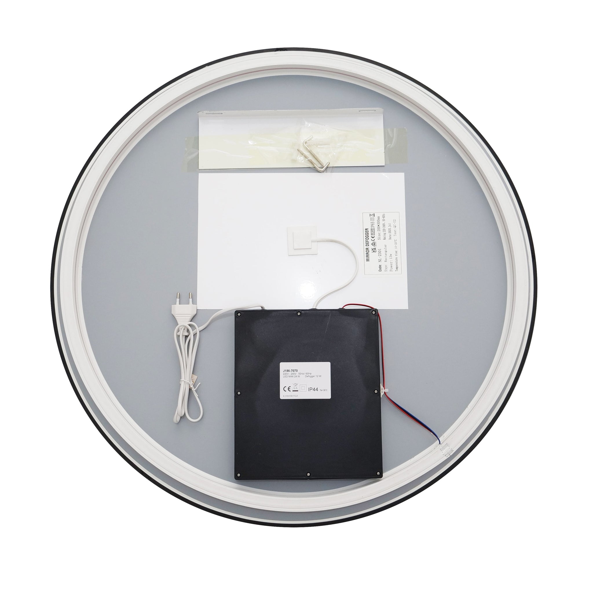 Oglinda LED Rotunda Ø70cm Functie Dezaburire si Touch