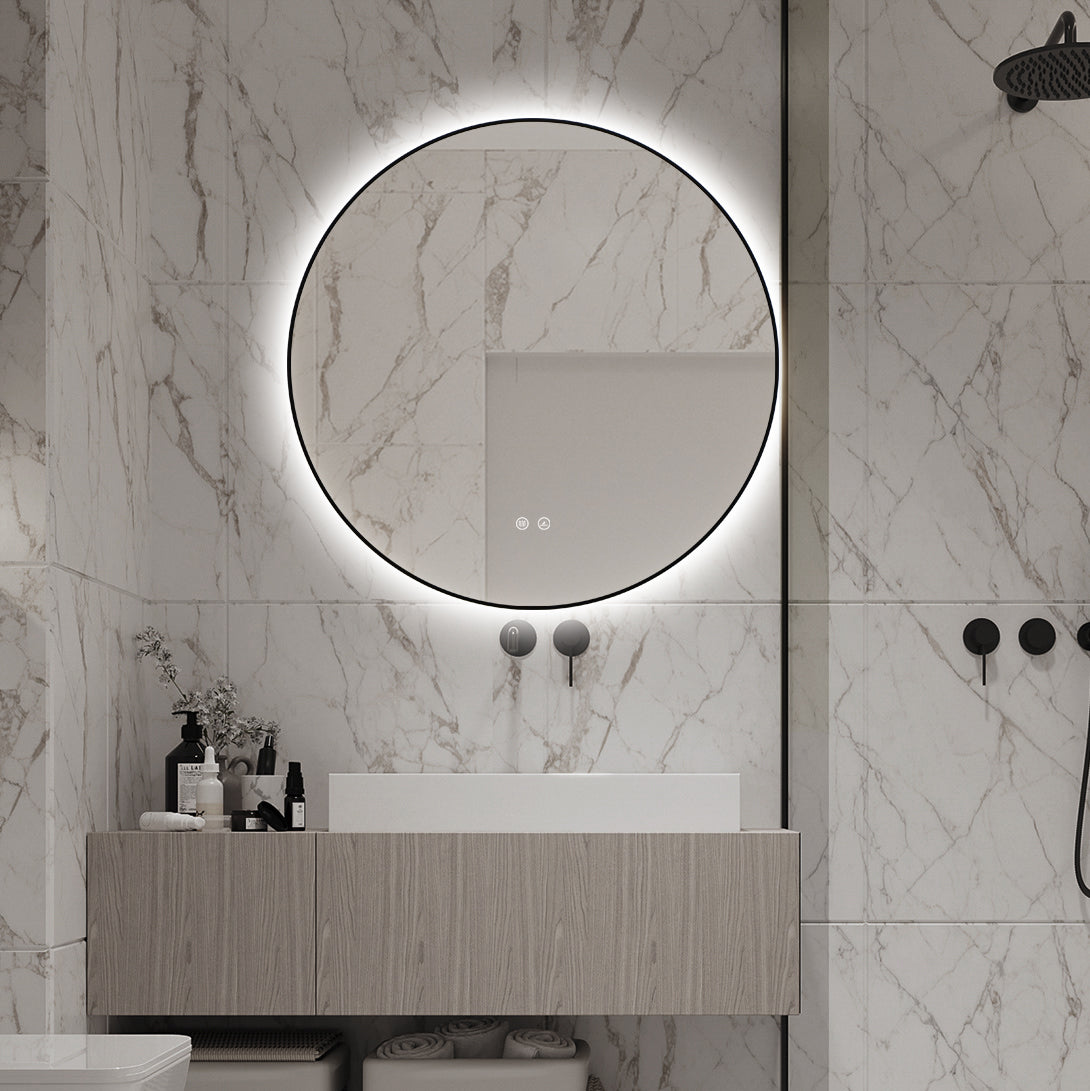 Oglinda LED Rotunda Ø70cm Functie Dezaburire si Touch