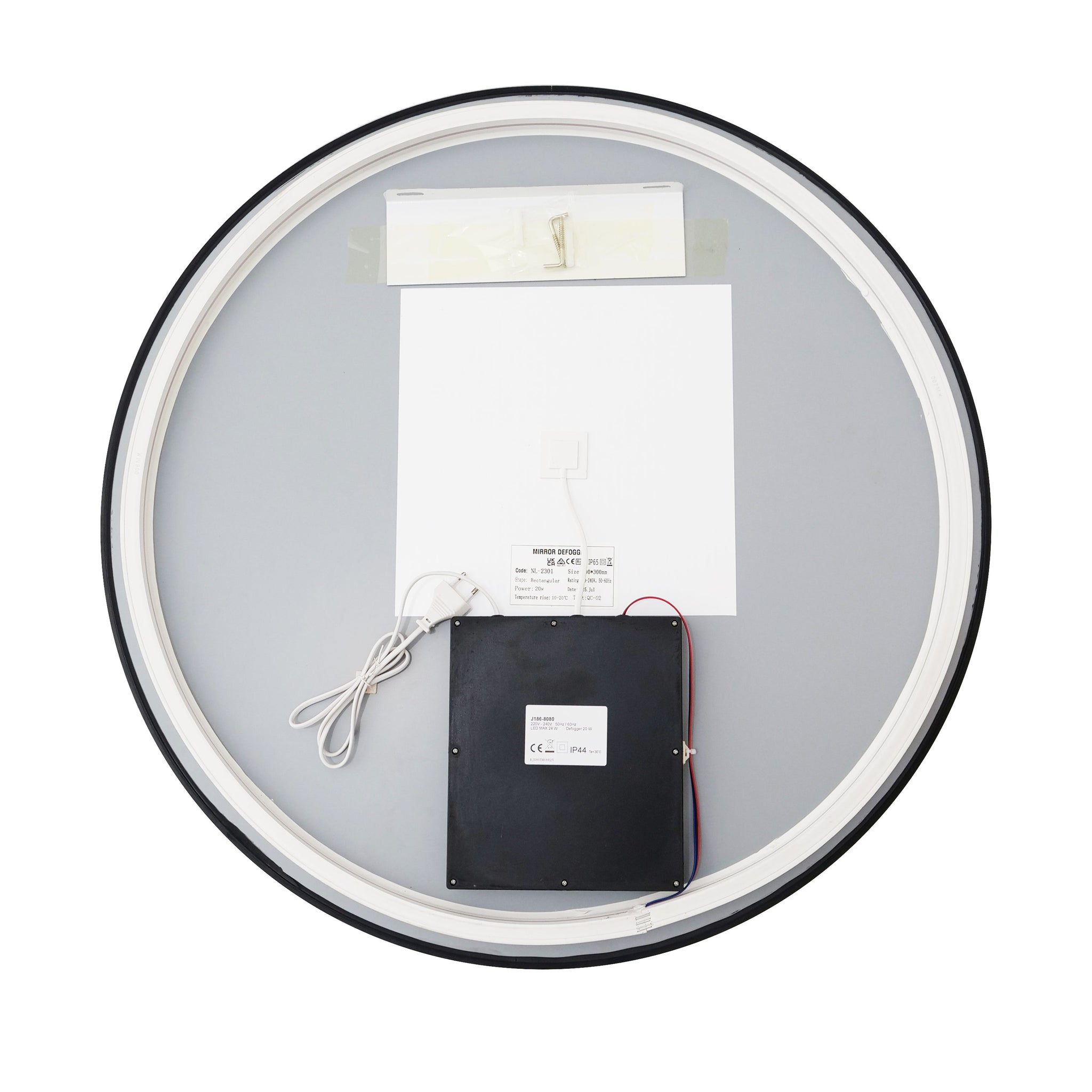 Oglinda LED Rotunda Ø80cm Functie Dezaburire si Touch