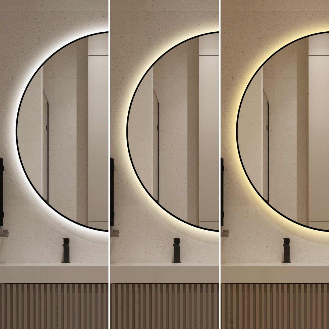 Oglinda LED Rotunda Ø90cm Functie Dezaburire si Touch