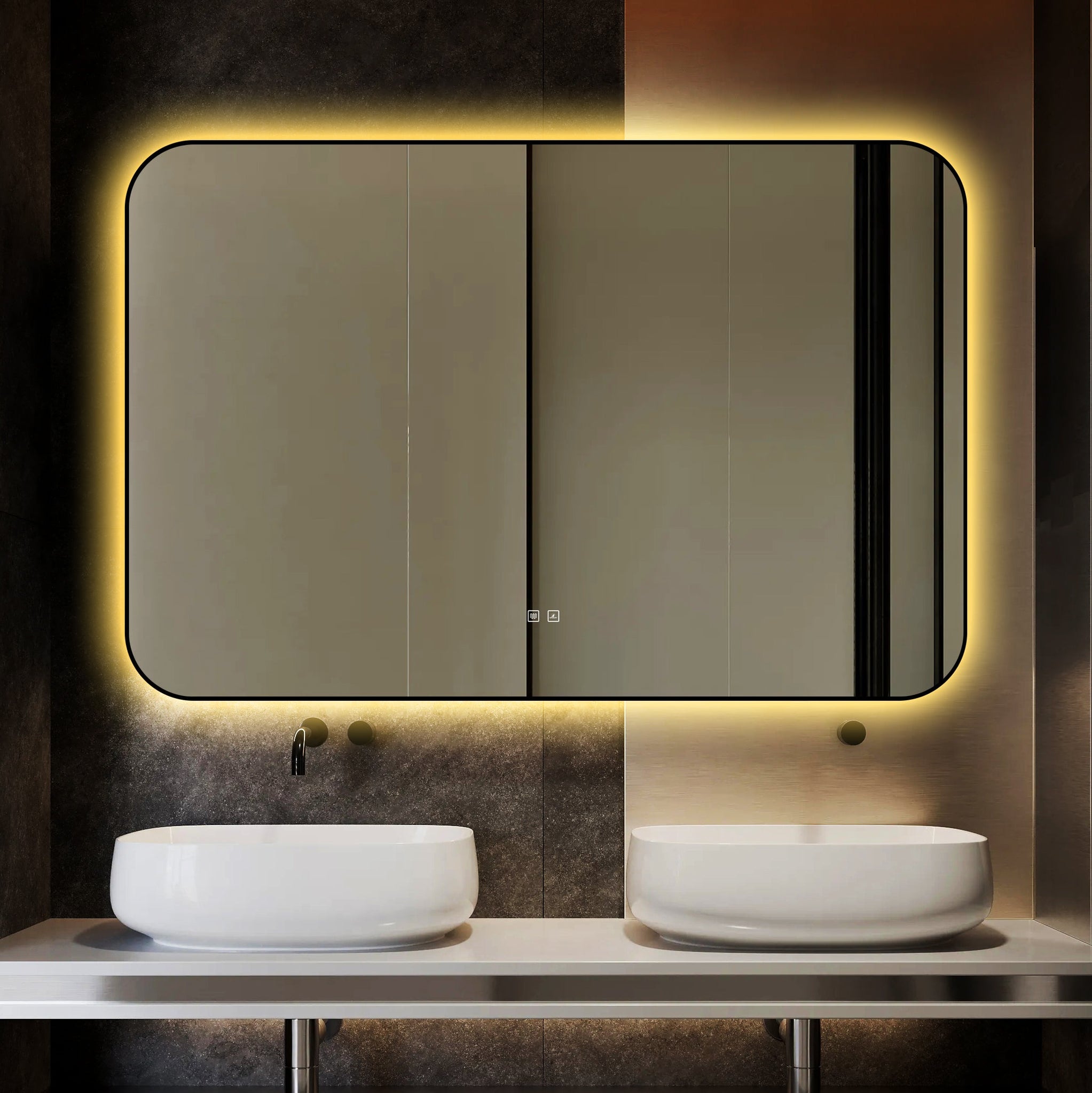 Oglinda LED Dreptunghiulara 120x80cm Functie Dezaburire si Touch