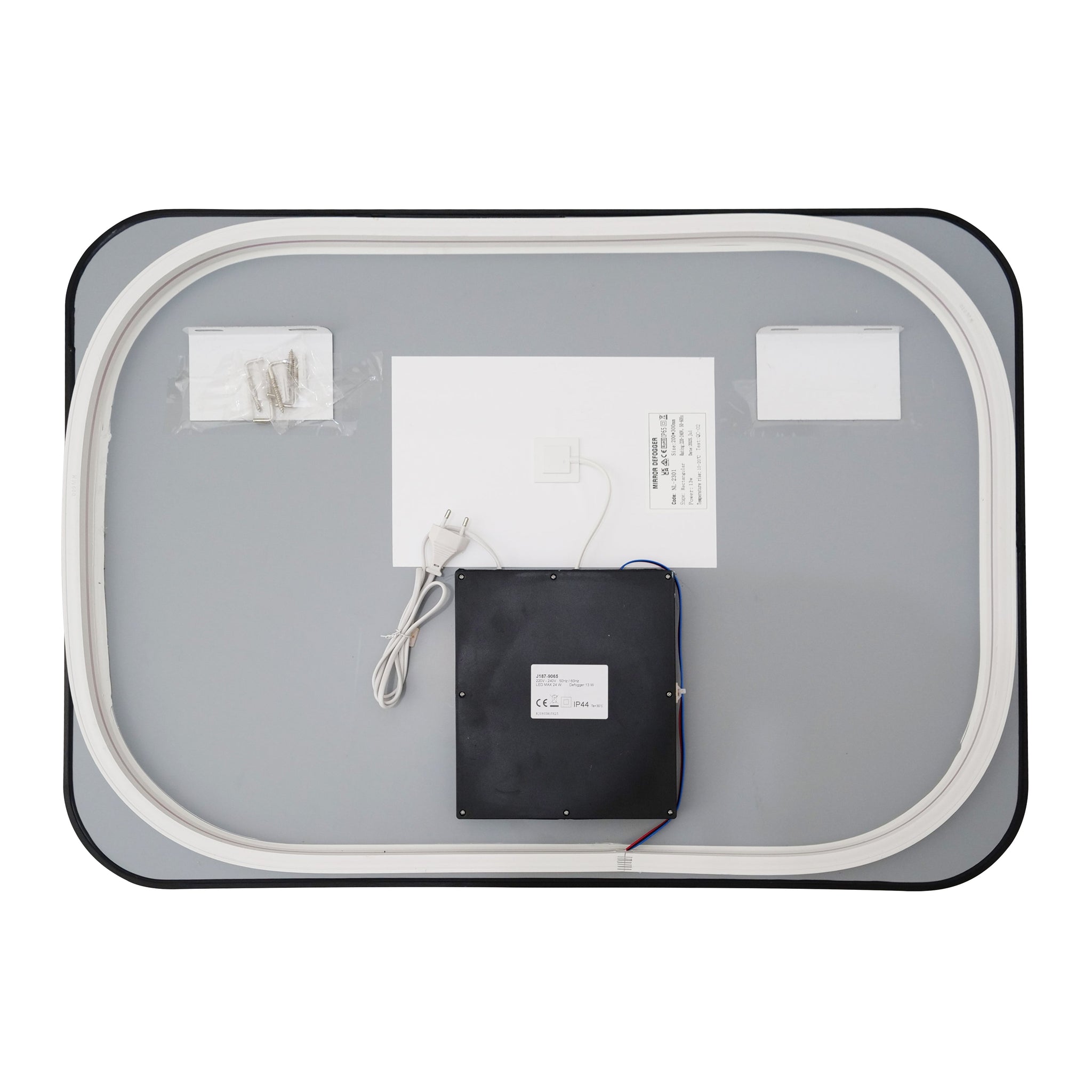 Oglinda LED Dreptunghiulara 90x65cm Functie Dezaburire si Touch