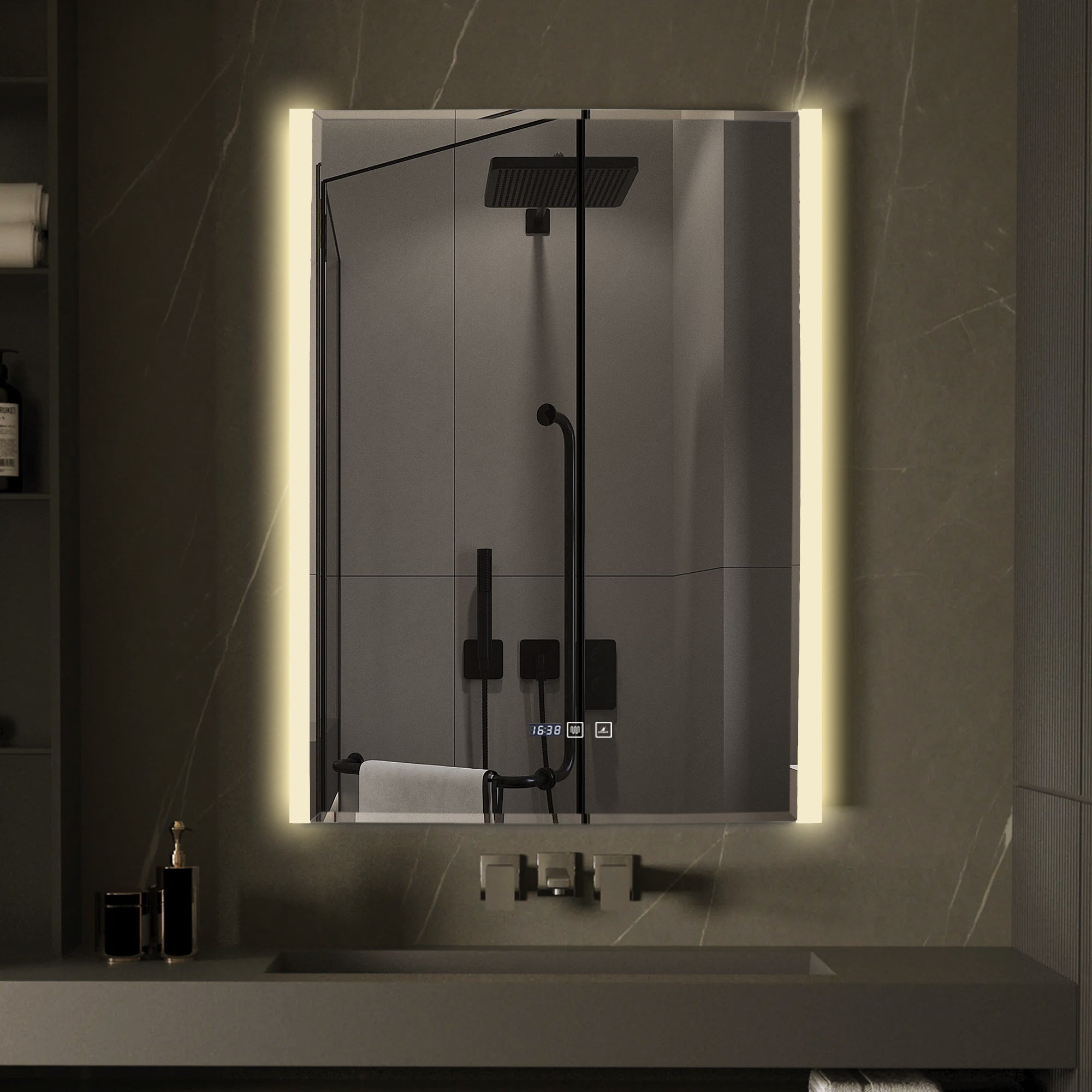 Oglinda LED Dreptunghiulara 60x80cm Functie Dezaburire si Touch