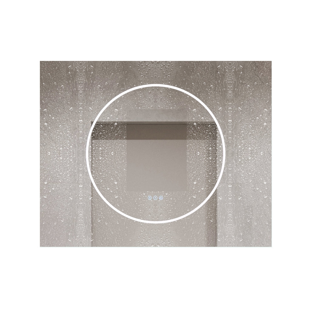 Oglinda LED Dreptunghiulara 100x80cm Functie Dezaburire si Touch