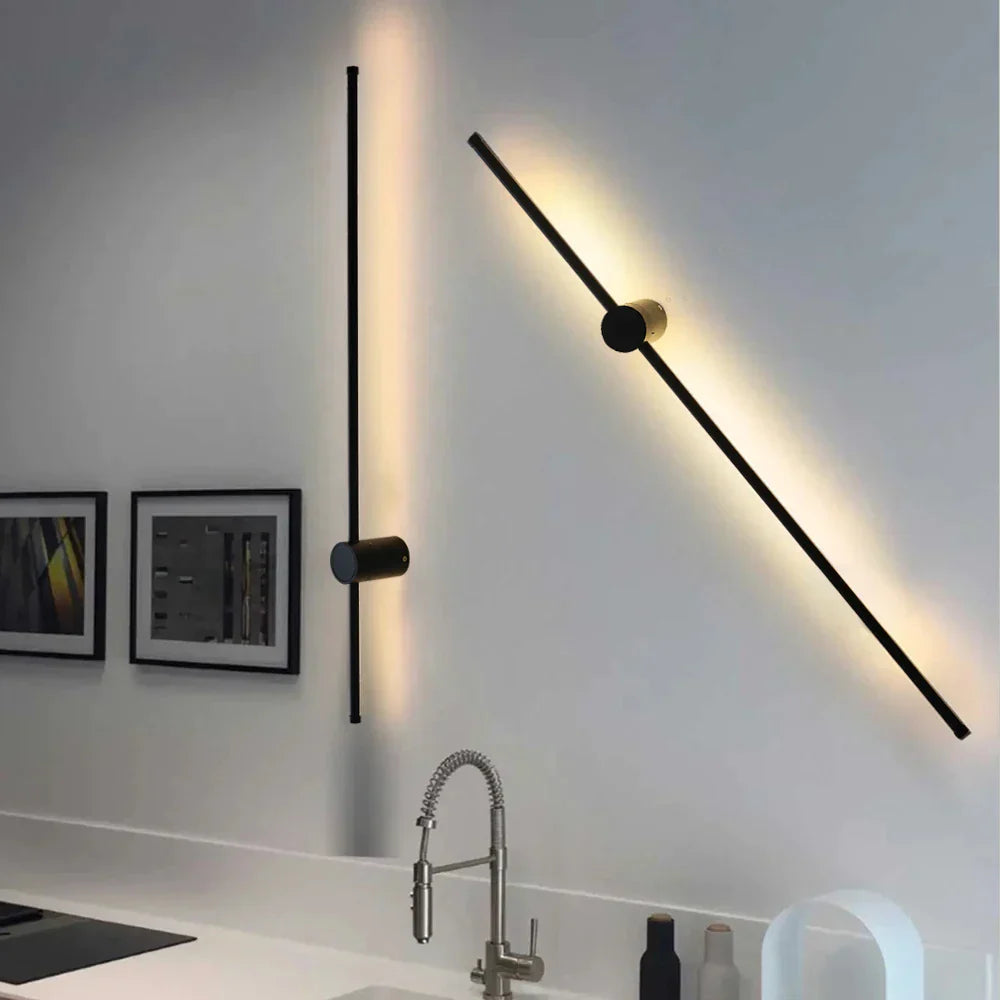 Aplica LED ALPINE 34W 100cm Black