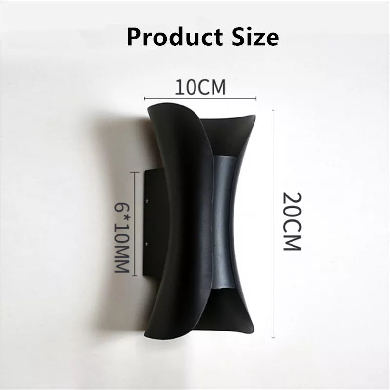 Aplica LED Exterior 2x5W ULTRON BLACK