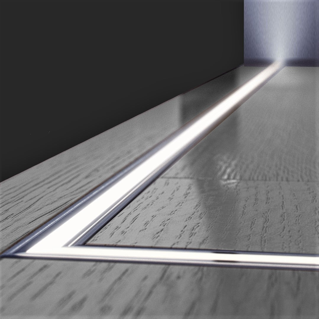 Profil Aluminiu Dispersor Mat Incastrabil 2 Metri