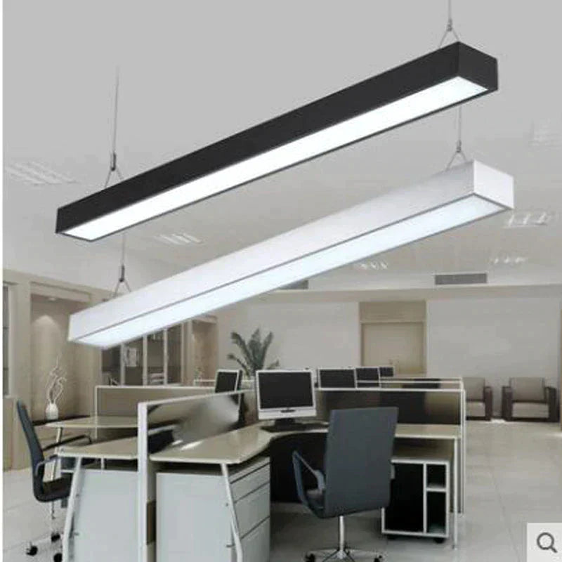 Corp Iluminat LED Liniar 54W 120cm Suspendat/Aplicat Negru
