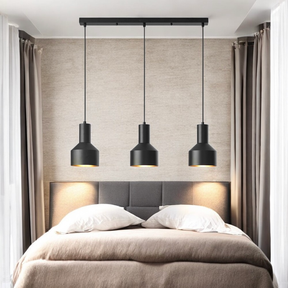 Lustra Suspendata Liniara 3xE27 Arcane Black