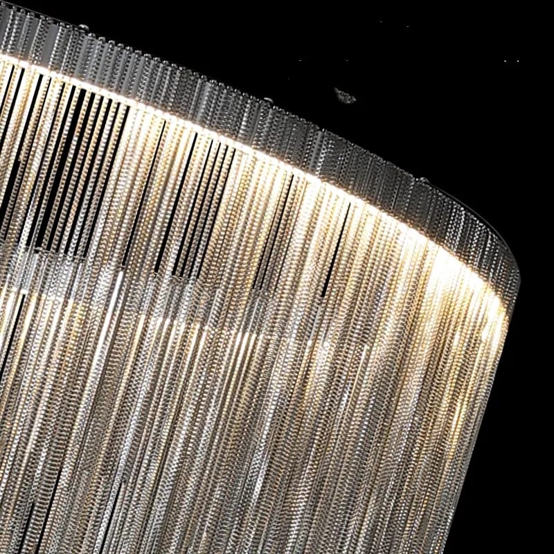 Lustra LED Suspendata Silver Chains Deluxe