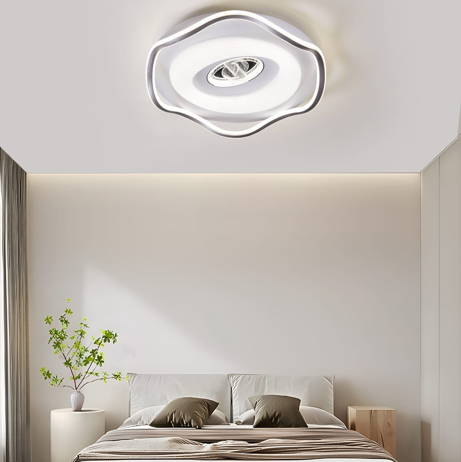 Lustra LED Splash OVAL 240W Echivalent 800W Smart Cu Telecomanda