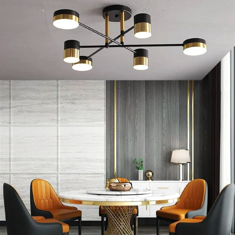 Lustra LED Nordic Style Darko Echivalent 400W Telecomanda