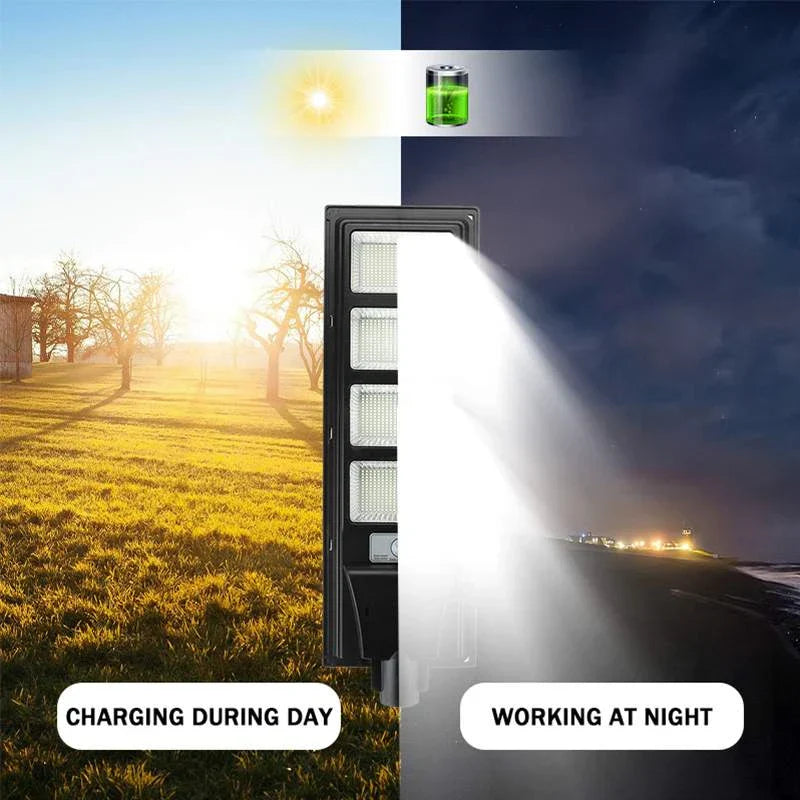 Lampa LED 120W Solara SLIM Senzor Miscare + Telecomanda