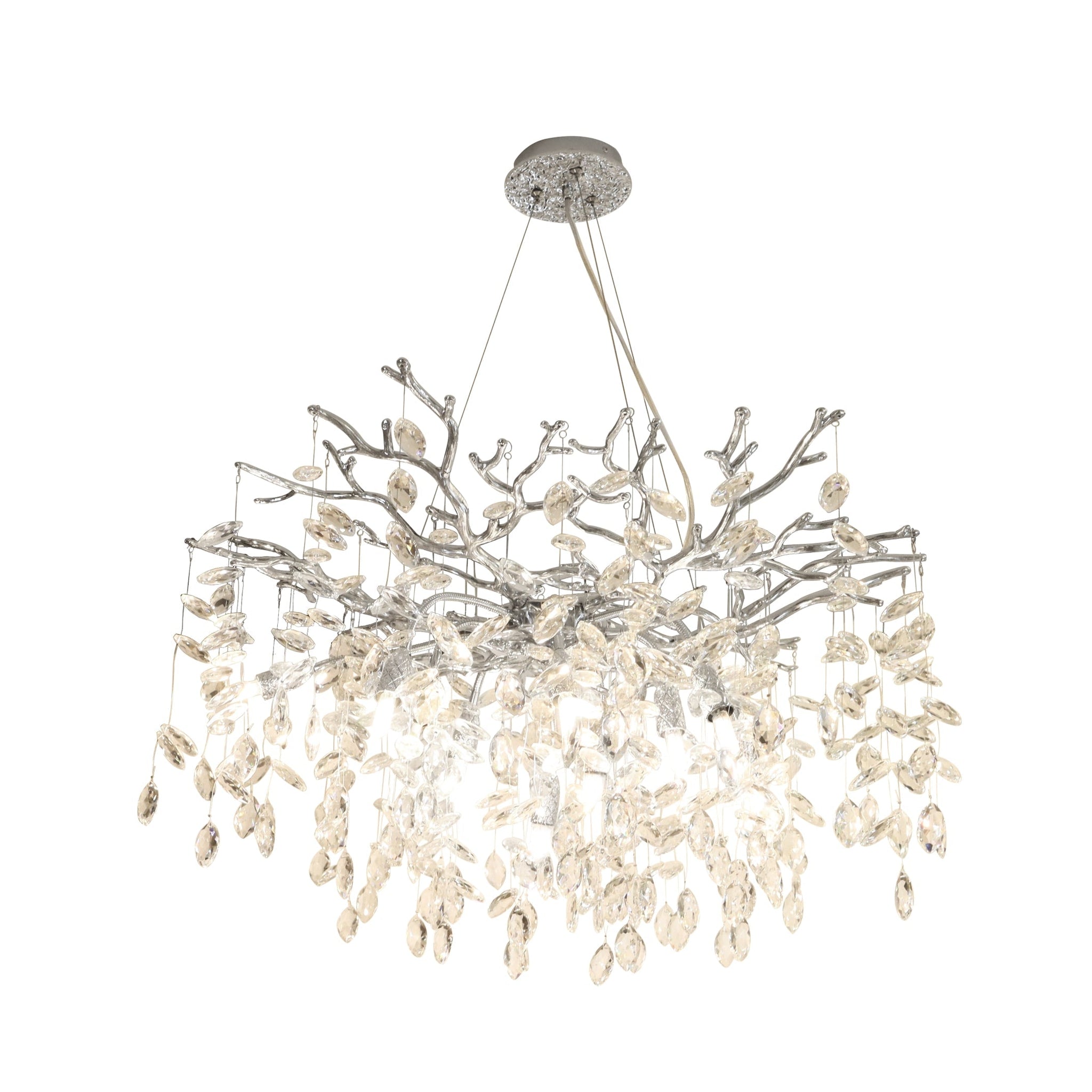 Candelabru Cristal LUXURY Silver CINDY 80cm