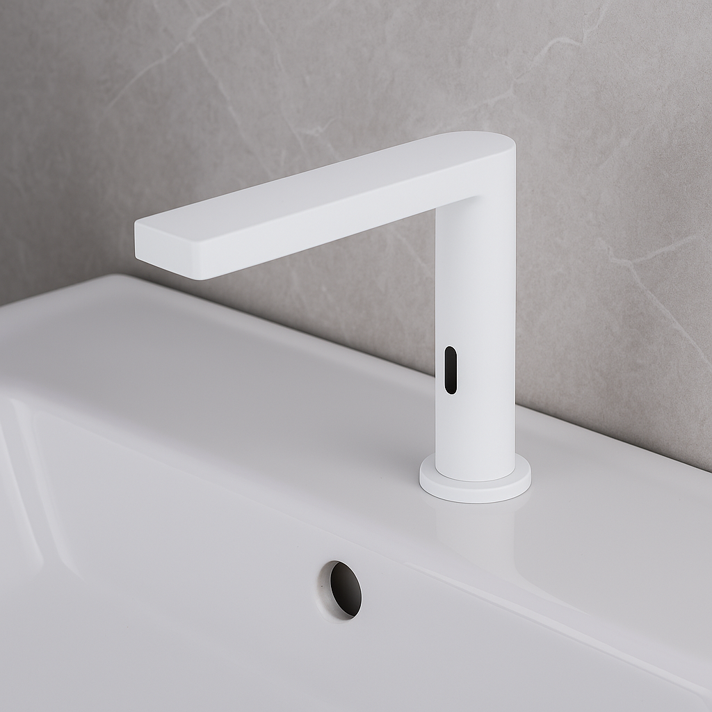 Baterie Lavoar Cu Senzor Fotocelula TouchFlow II Alb