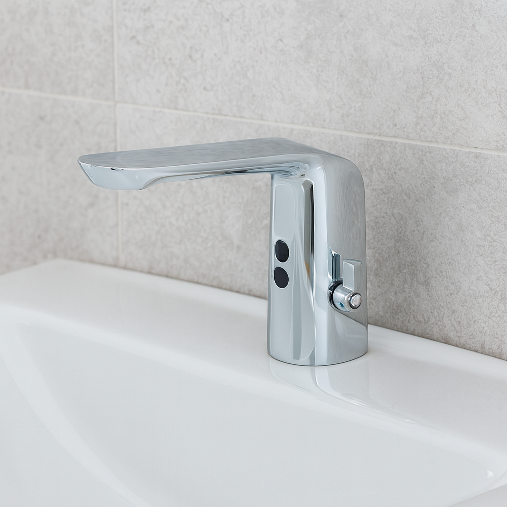 Baterie Lavoar Cu Senzor Fotocelula TouchFlow Crom