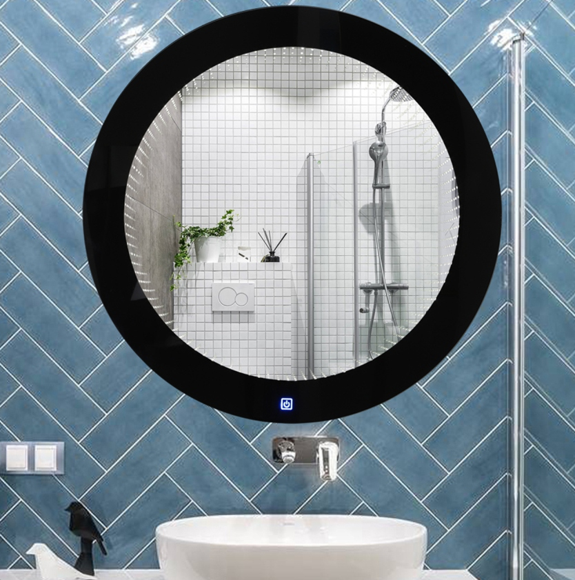 Oglinda LED Rotunda 3D Effect Infinity Mirror, 3 Lumini si Touch J183