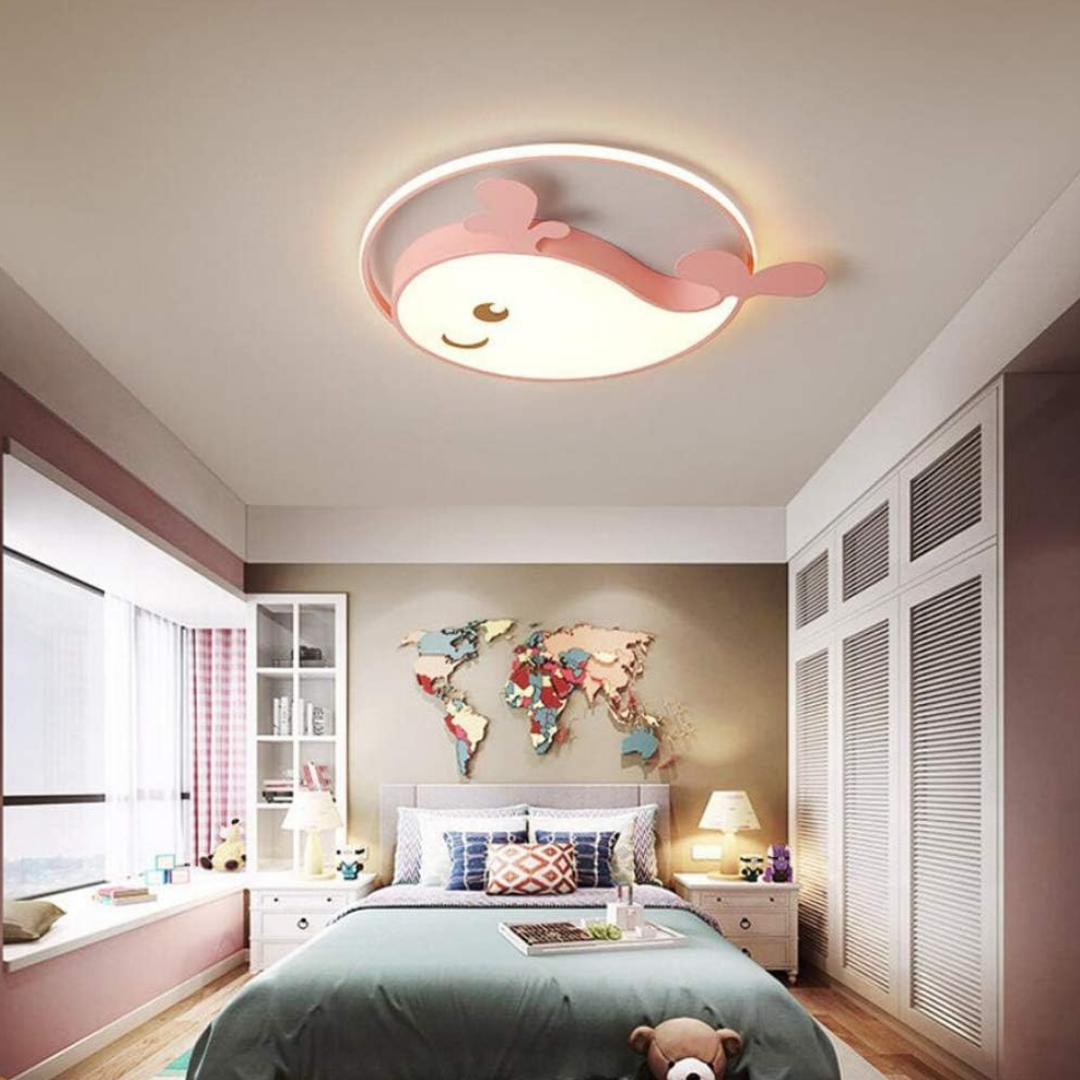 Plafoniera LED 104W Whale Tale cu Telecomanda KIDS Lighting Fixtures