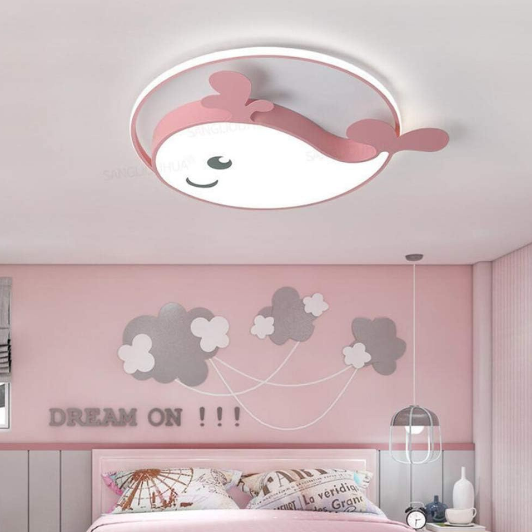 Plafoniera LED 104W Whale Tale cu Telecomanda KIDS Lighting Fixtures