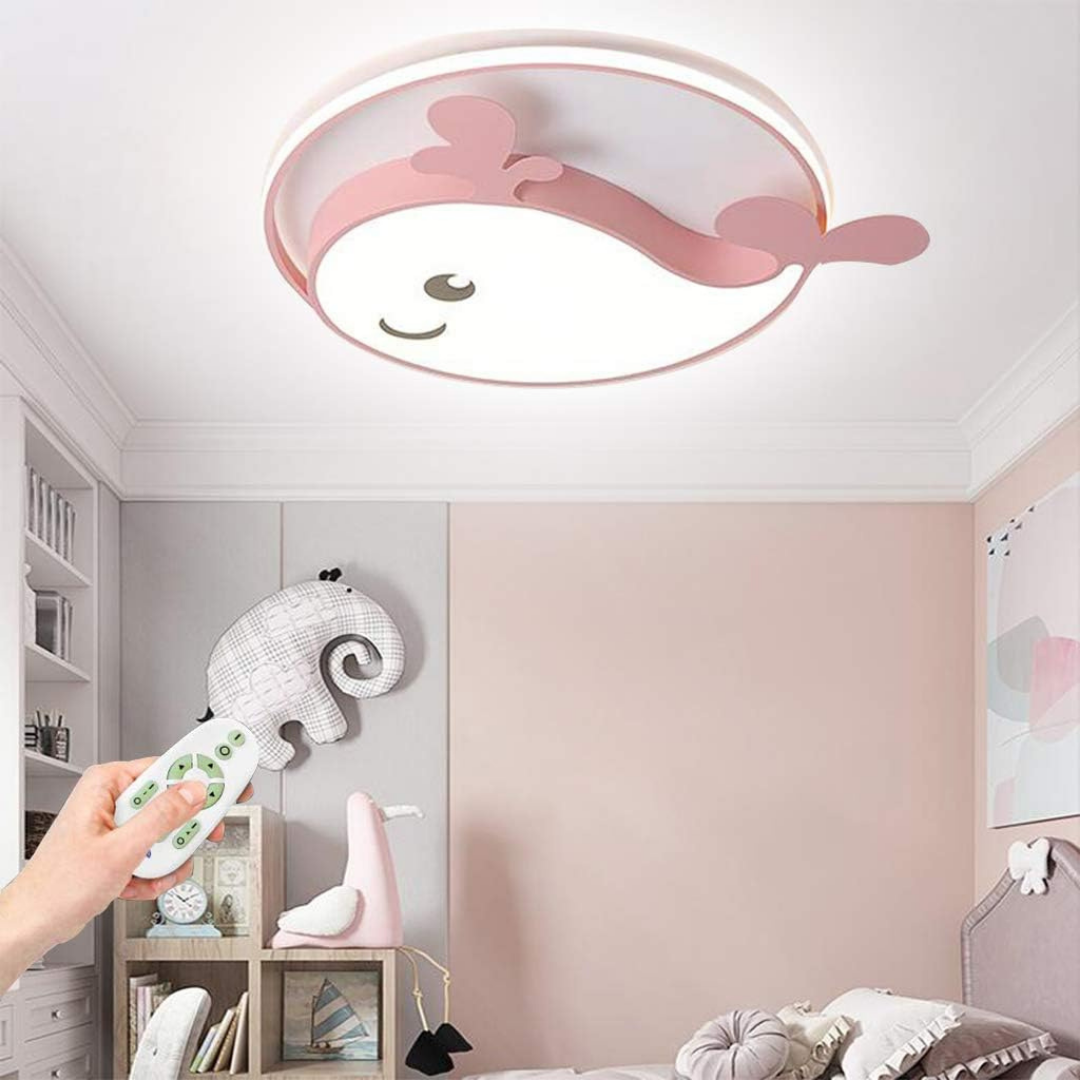 Plafoniera LED 104W Whale Tale cu Telecomanda KIDS Lighting Fixtures