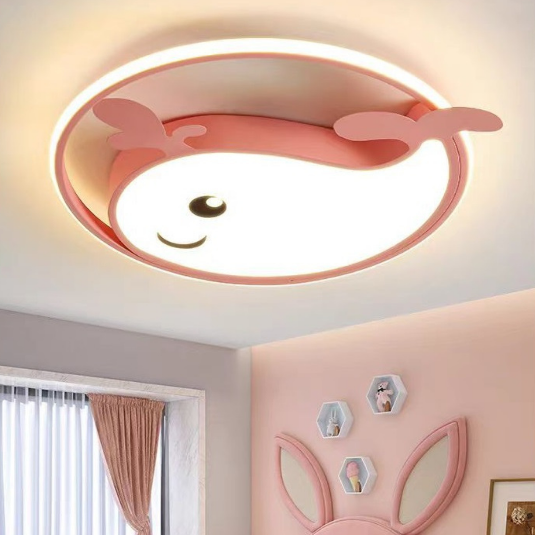 Plafoniera LED 104W Whale Tale cu Telecomanda KIDS Lighting Fixtures