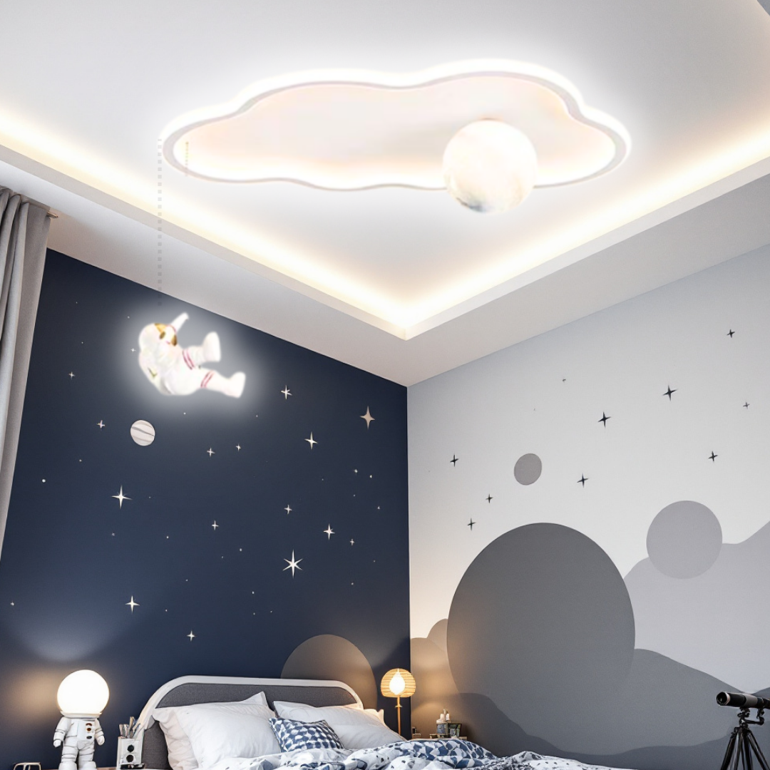 Lustra LED 144W Moonwalk Cloud Telecomanda Echivalent 400W