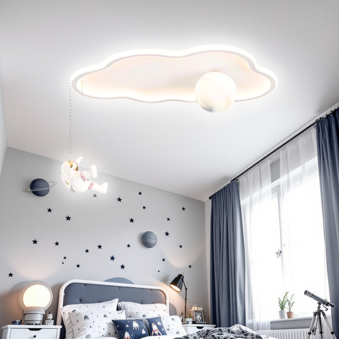 Lustra LED 144W Moonwalk Cloud Telecomanda Echivalent 400W