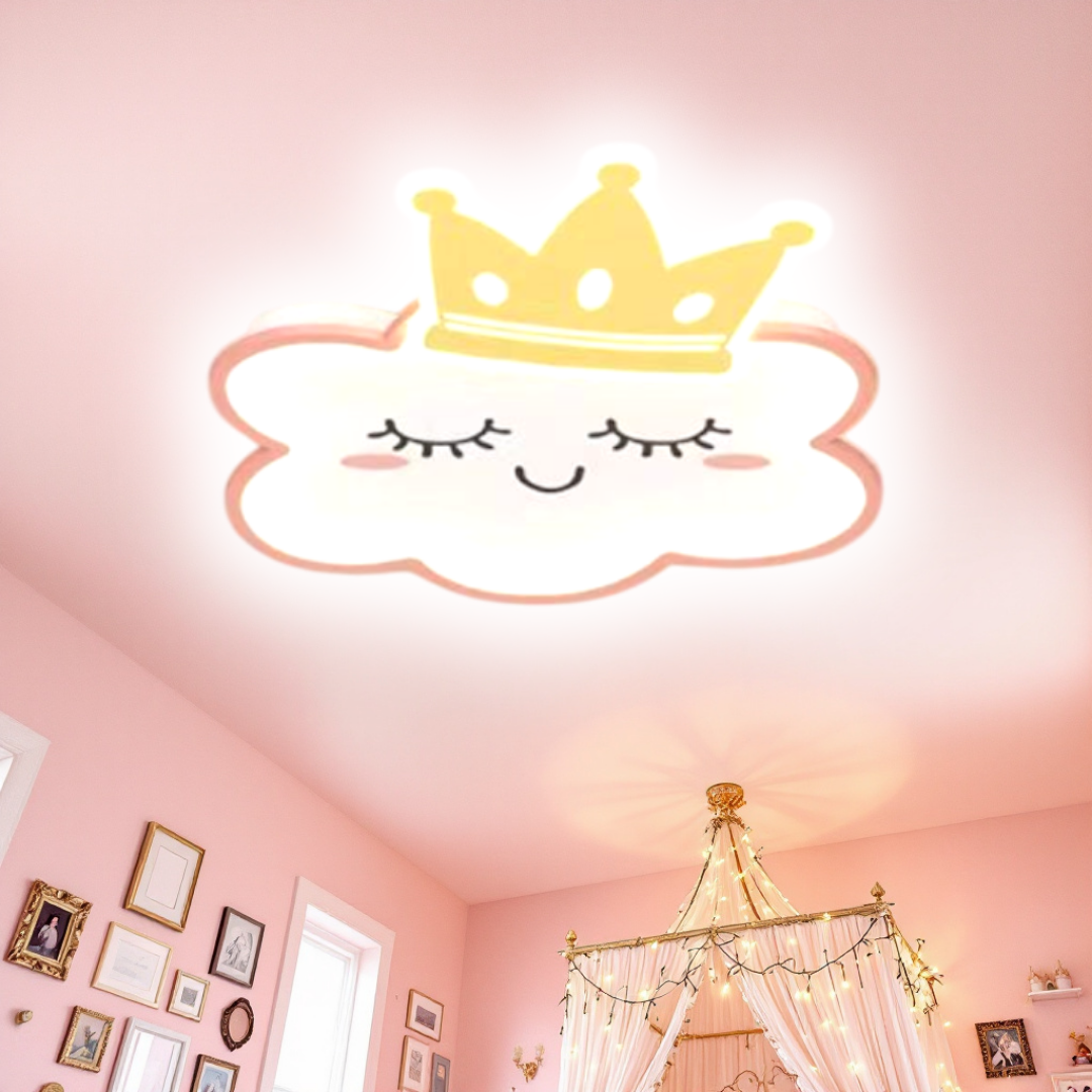 Lustra LED 120W Happy Cloud Telecomanda Echivalent 500W