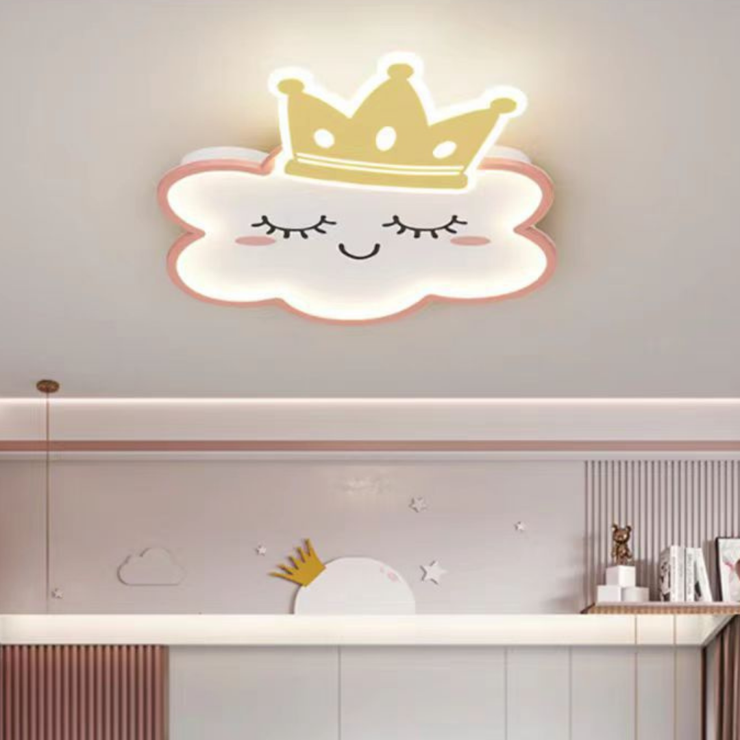 Lustra LED 120W Happy Cloud Telecomanda Echivalent 500W