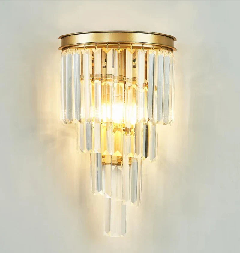 Aplica Perete Cristal Dark Golden Luxury