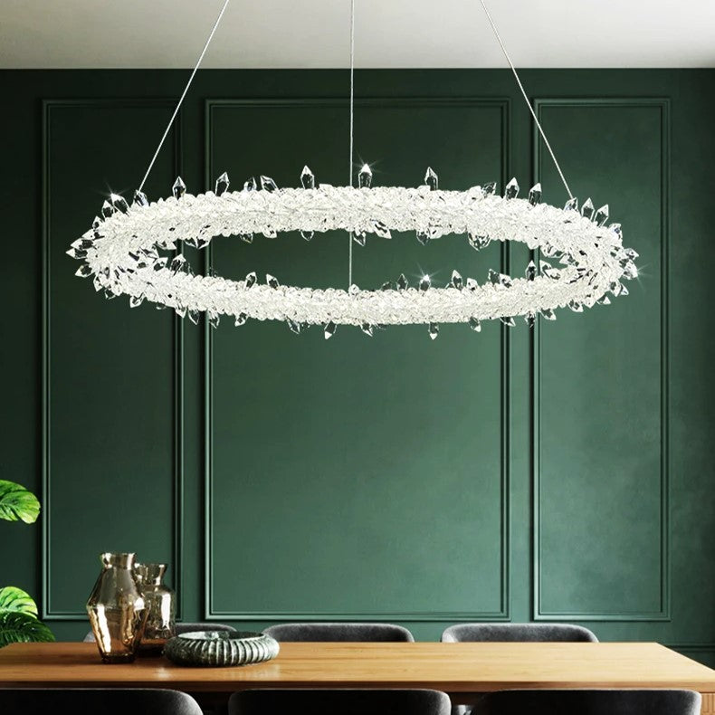 Lustra LED Suspendata Cristal LUXURY FROZEN