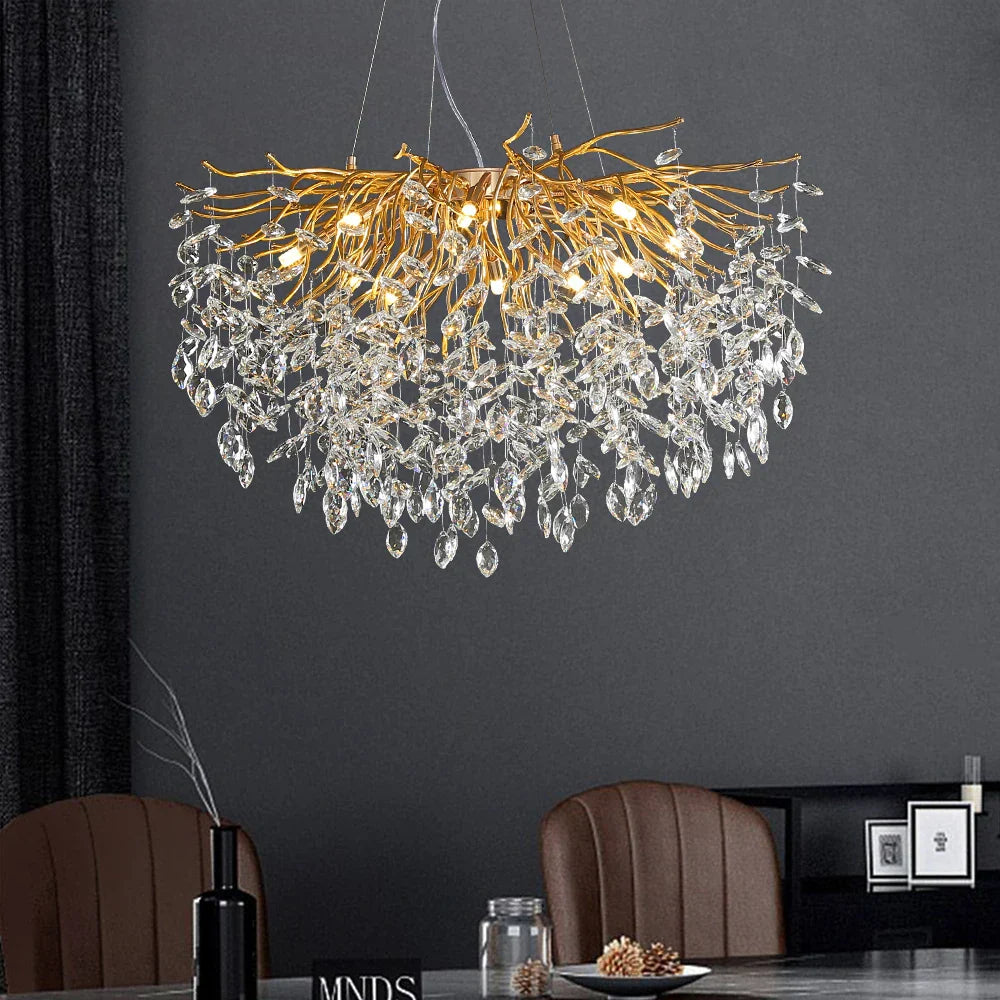 Candelabru Cristal LUXURY Golden Klara