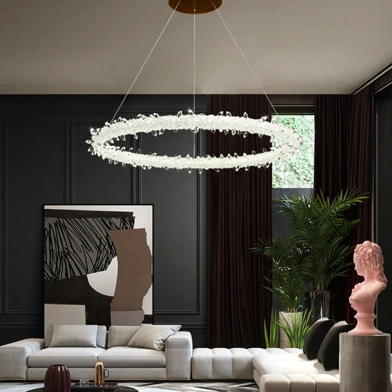 Lustra LED Suspendata Cristal LUXURY FROZEN