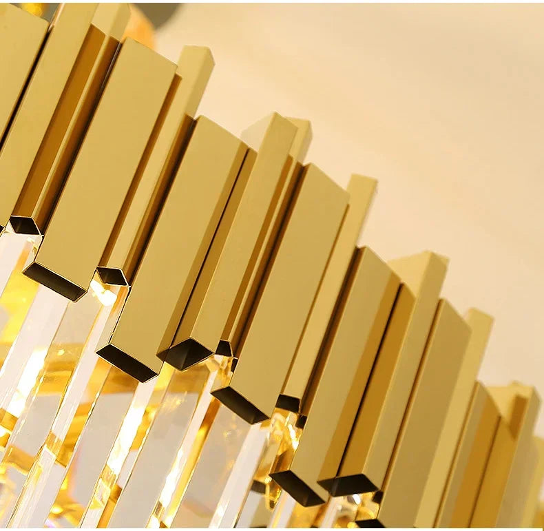 Candelabru Cristal GLORY GOLDEN LUXURY 800+500mm