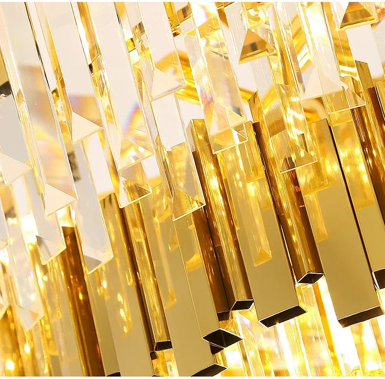 Candelabru Cristal GLORY GOLDEN LUXURY 800+500mm