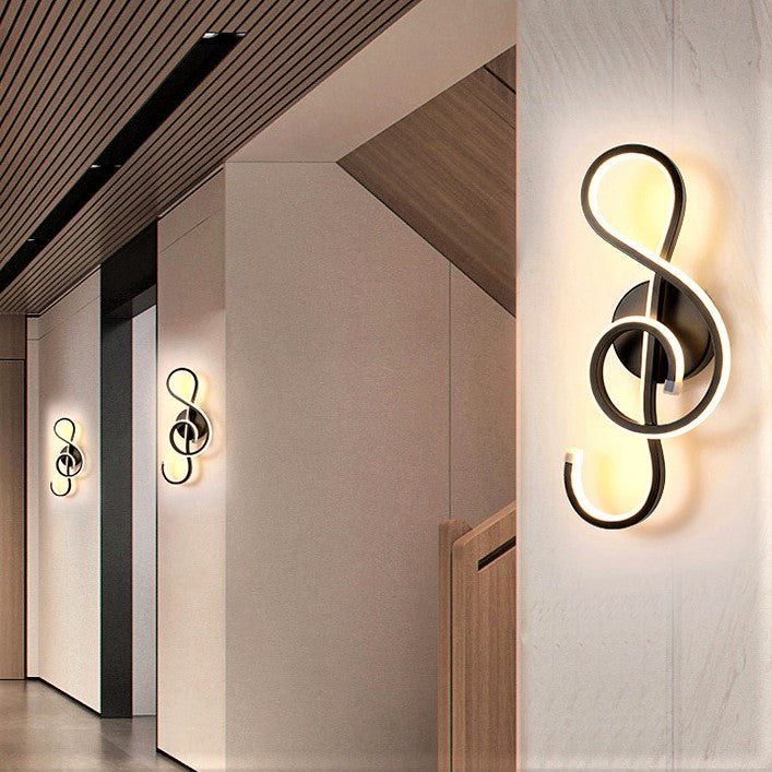 Aplica LED 44W Cheia SOL BLACK