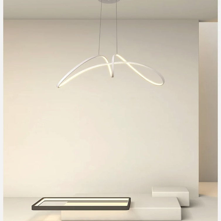 Lustra LED 108W Suspendata Eliptic White SMART