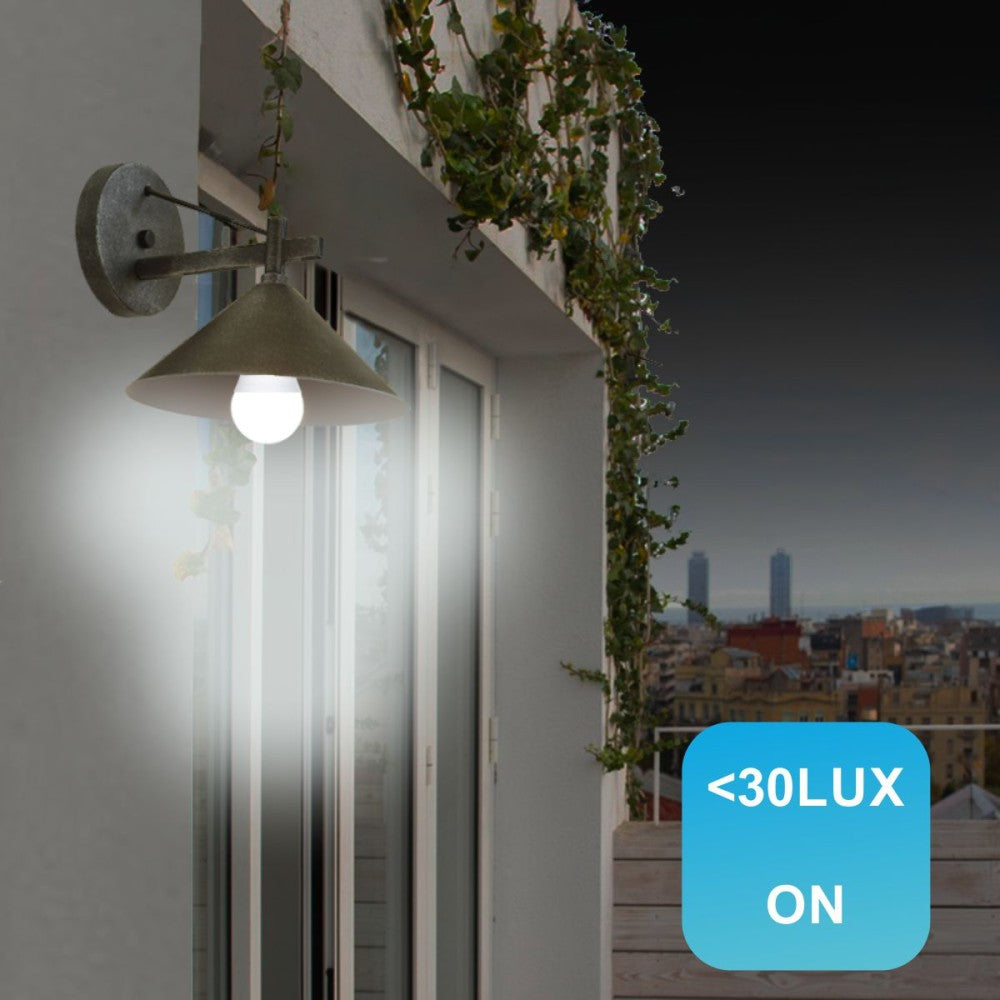 Bec LED E27 9W Senzor Crepuscular Fotocelula