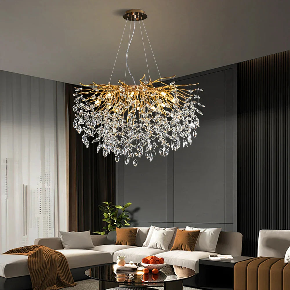 Candelabru Cristal LUXURY Golden Klara