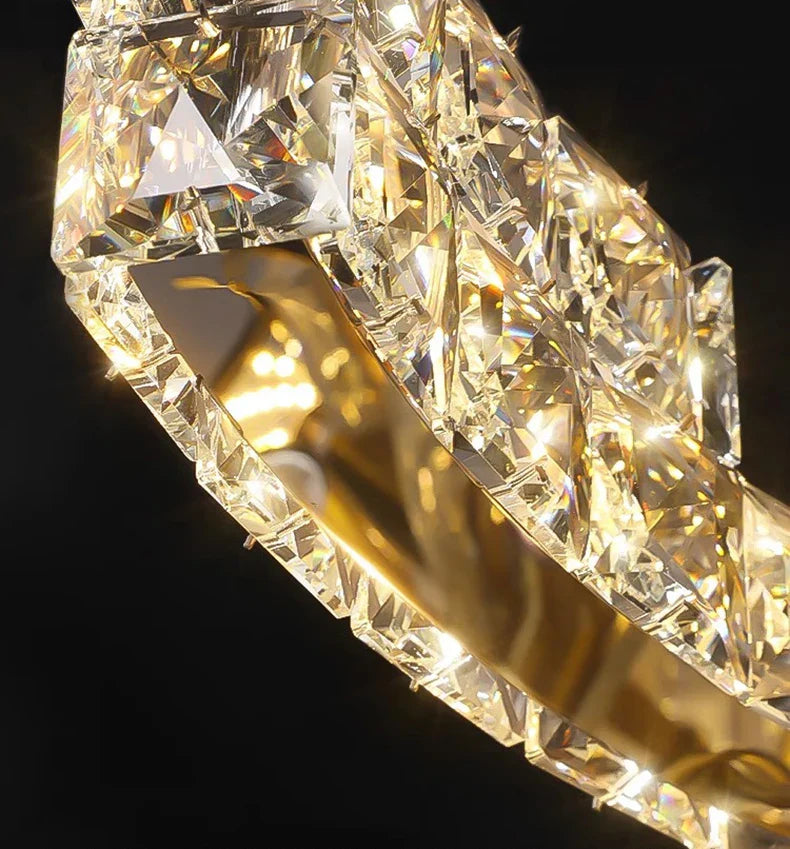 Lustra LED Cristal Suspendata Glamorous Echivalent 600W