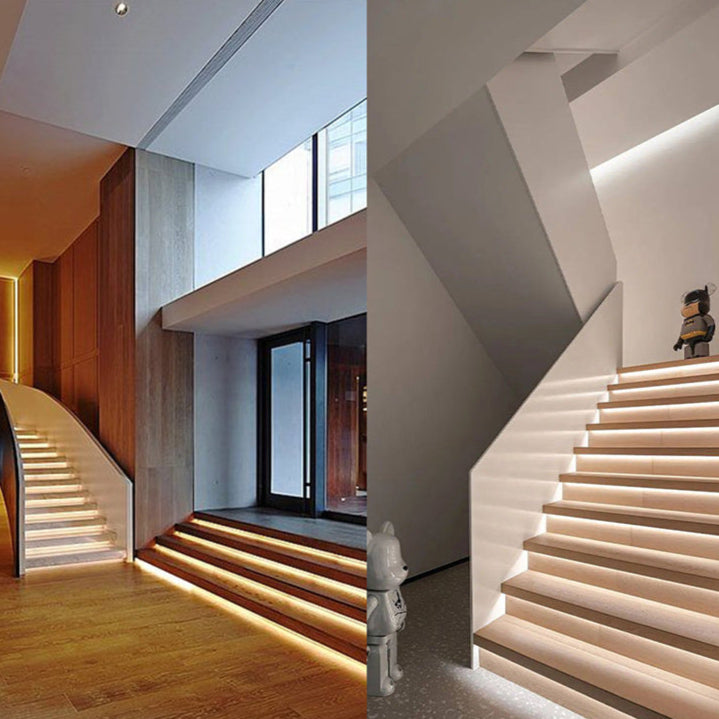 Profil Banda LED Aluminiu Pentru Trepte 2 Metri