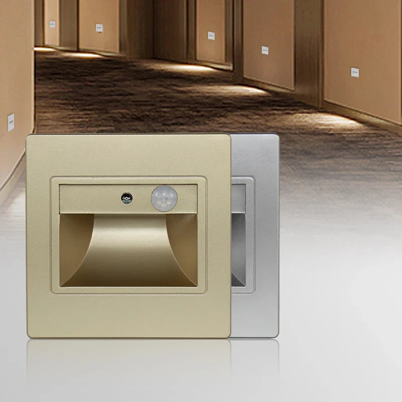 Spot LED 1W TREPTE Incastrabil cu Senzor