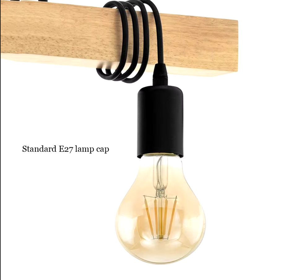 Lustra Vintage LEMN Design 6xE27